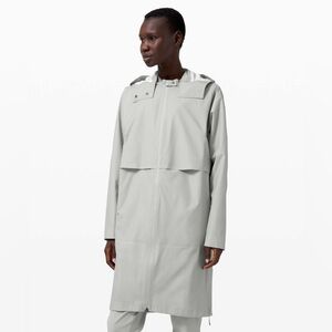 Lululemon Lab Kosaten Shell‎ Jacket Gray XS Hooded W4BINS